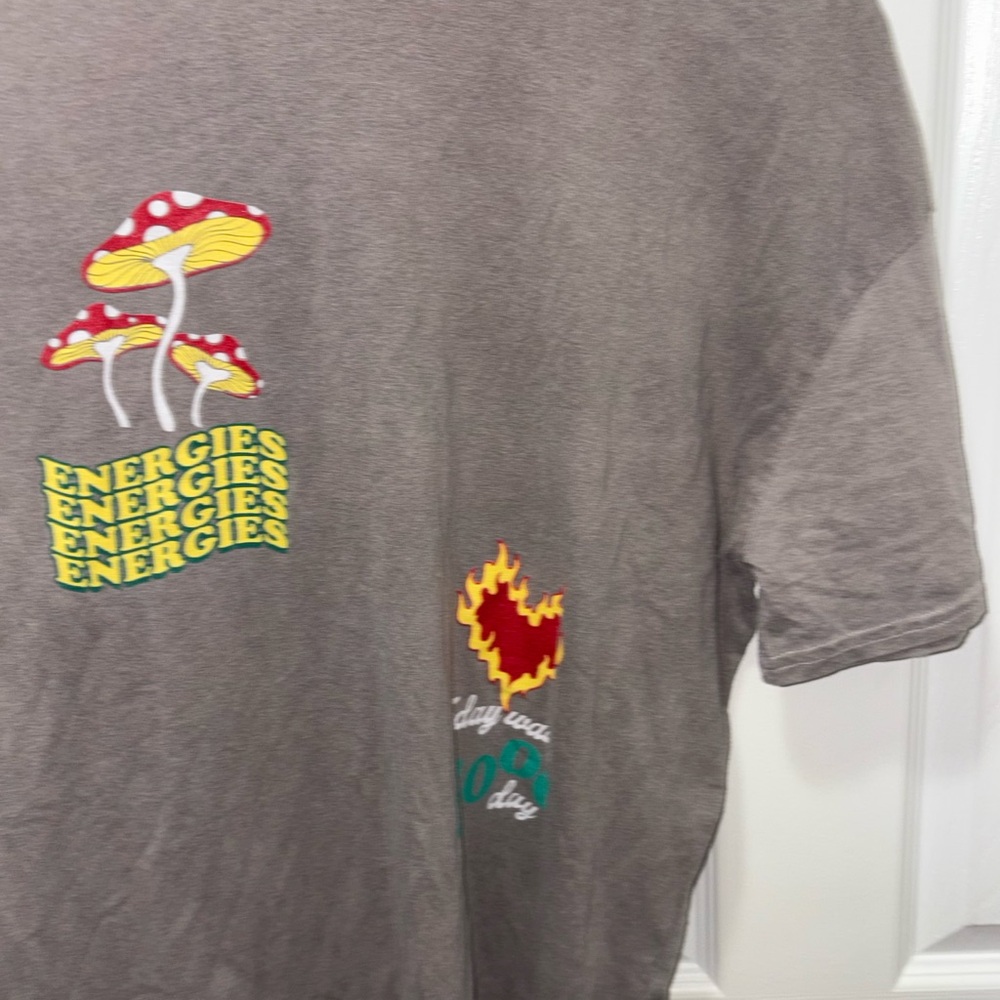 BoohooMAN Charcoal Crew Neck Tee